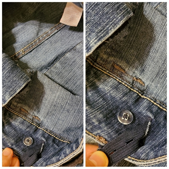 Candie's Button-Accent Denim Bermuda Shorts - Picture 7 of 16